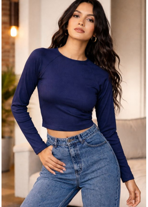 BLUE LONG SLEEVE TSHIRT